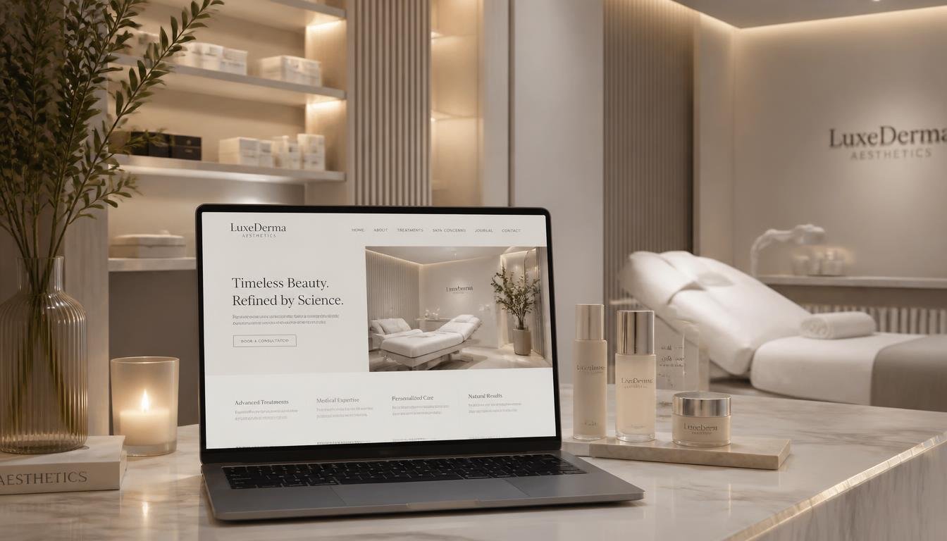 Preview of LuxeDerma Aesthetics — Med Spa Website website