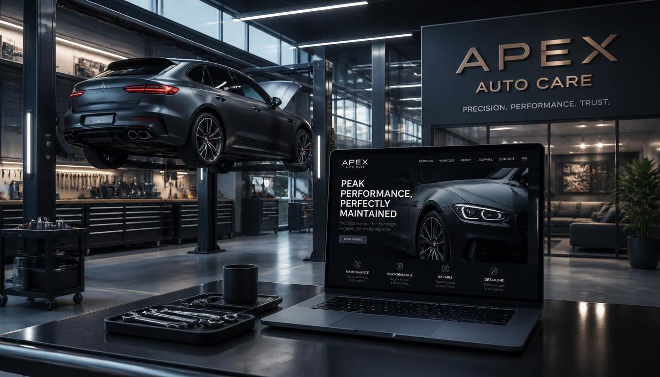 Preview of Apex Auto Care — Automotive Service Website website